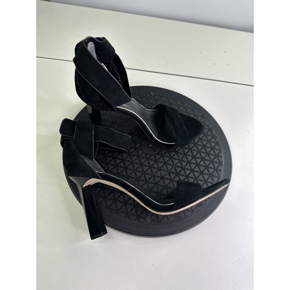 AD & DAUGHTERS Suede Leather Heels Sz 7.5